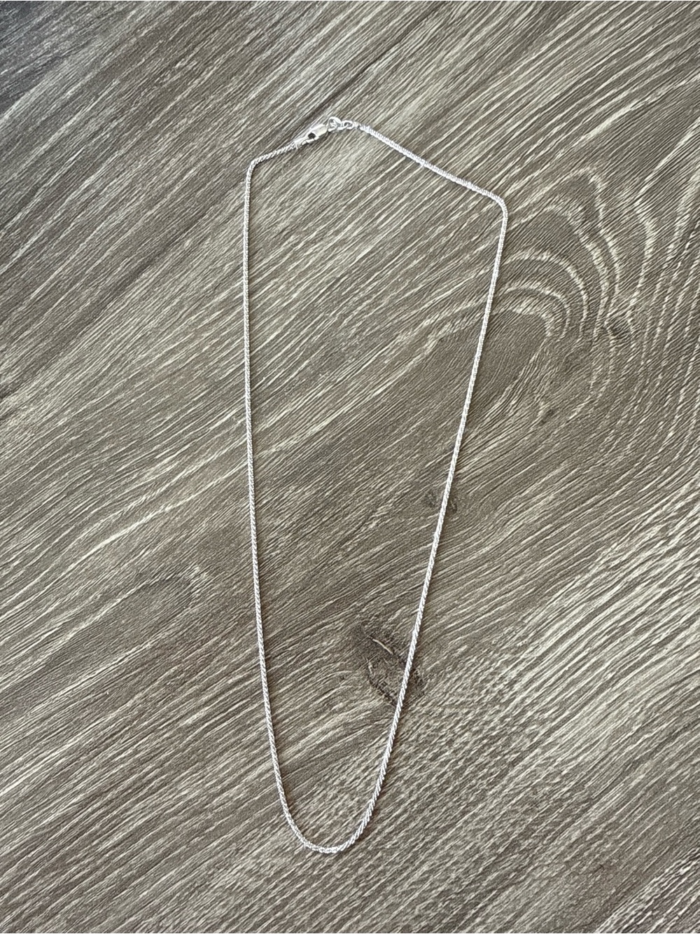 Elegant Real Silver Necklace
